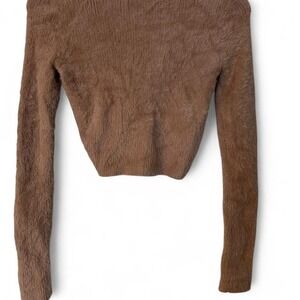 Aerie Soft And Stretchy Size XS Sweater Crisscross Back Cropped